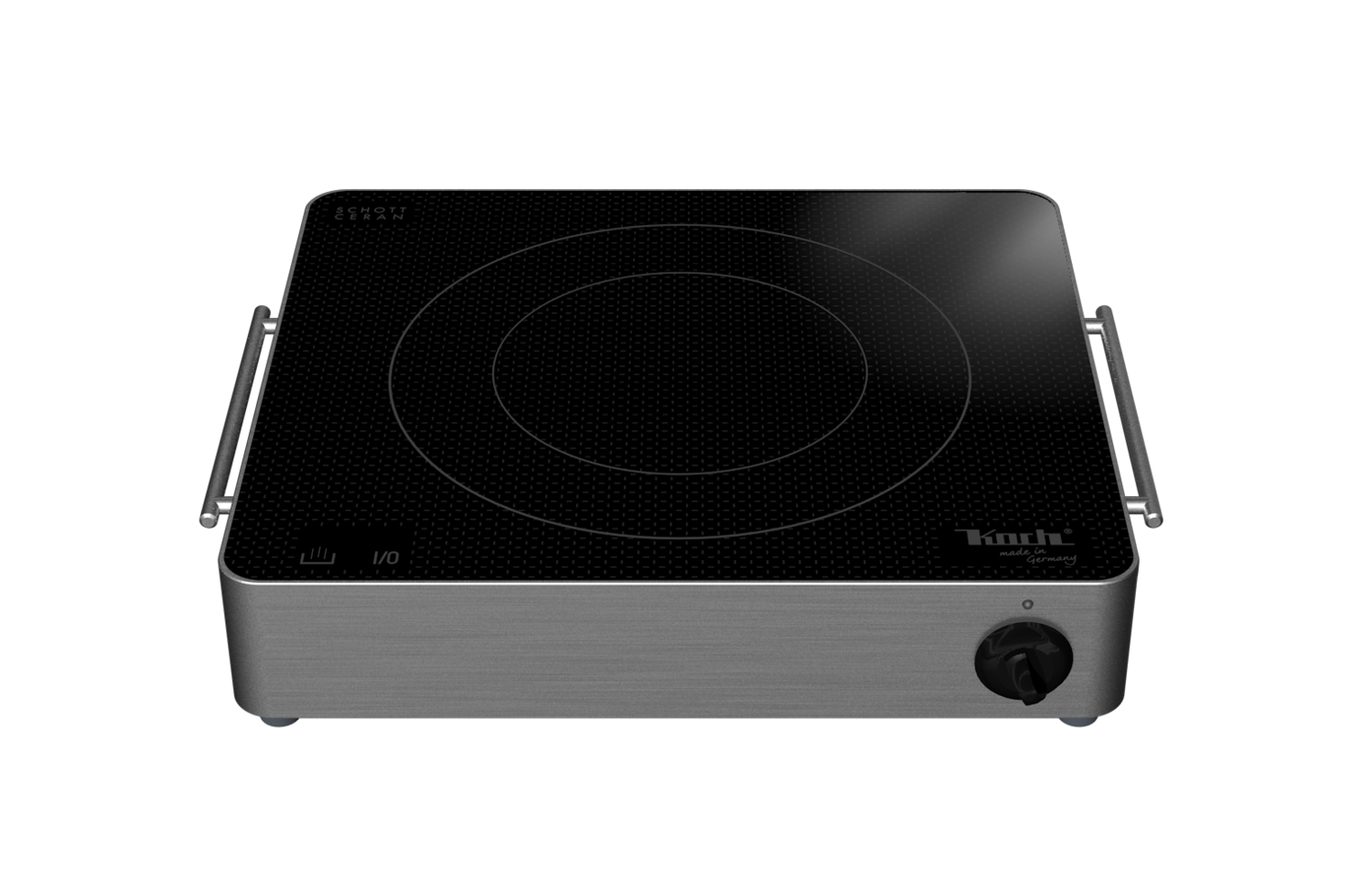 KOCH RGK 30 - Mobiles CERAN Kochfeld / 1 Platte 2-Kreis / 2100 Watt