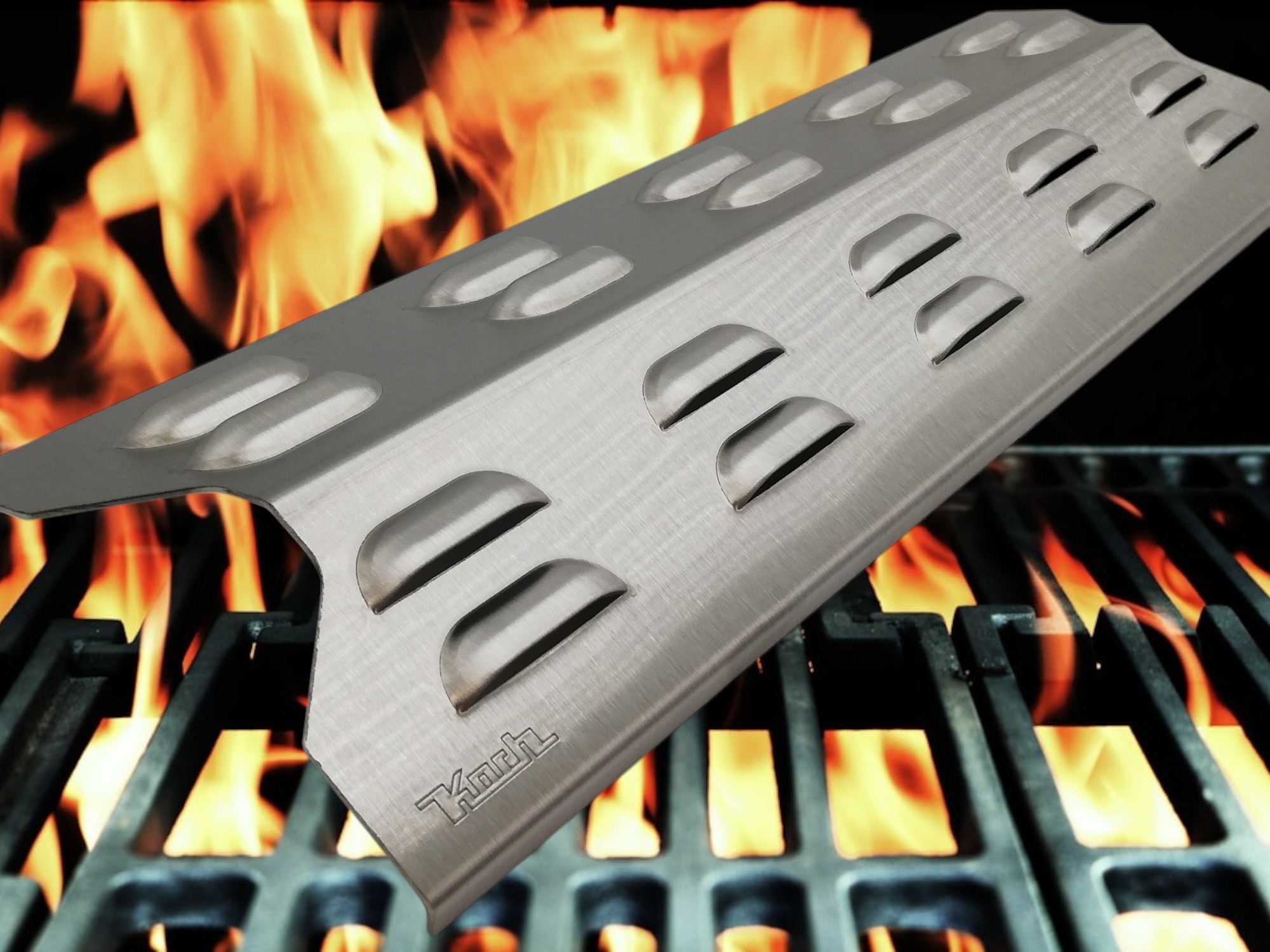 Flammenverteiler #85 - 365 x 120 x 30mm (u.A. für Enders Chicago)