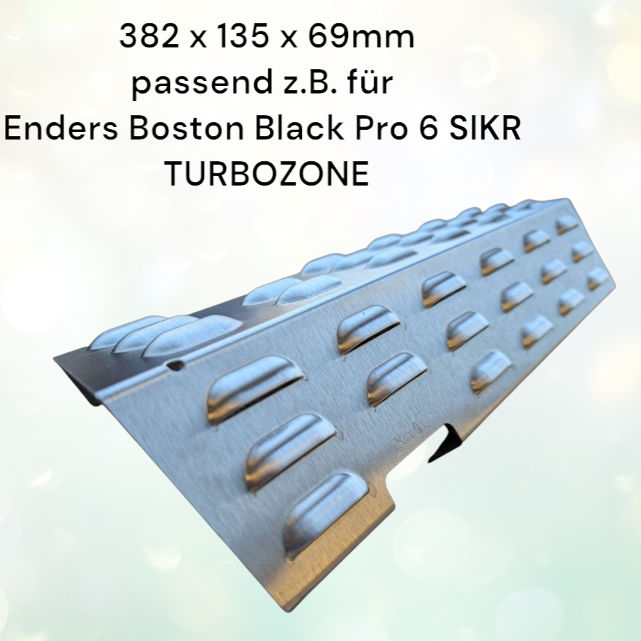 Flammenverteiler #105 - Turbozone 383 x 135 x 69mm (u.A. für Enders Boston Black Pro 6 SIKR Turbo II (Aldi)