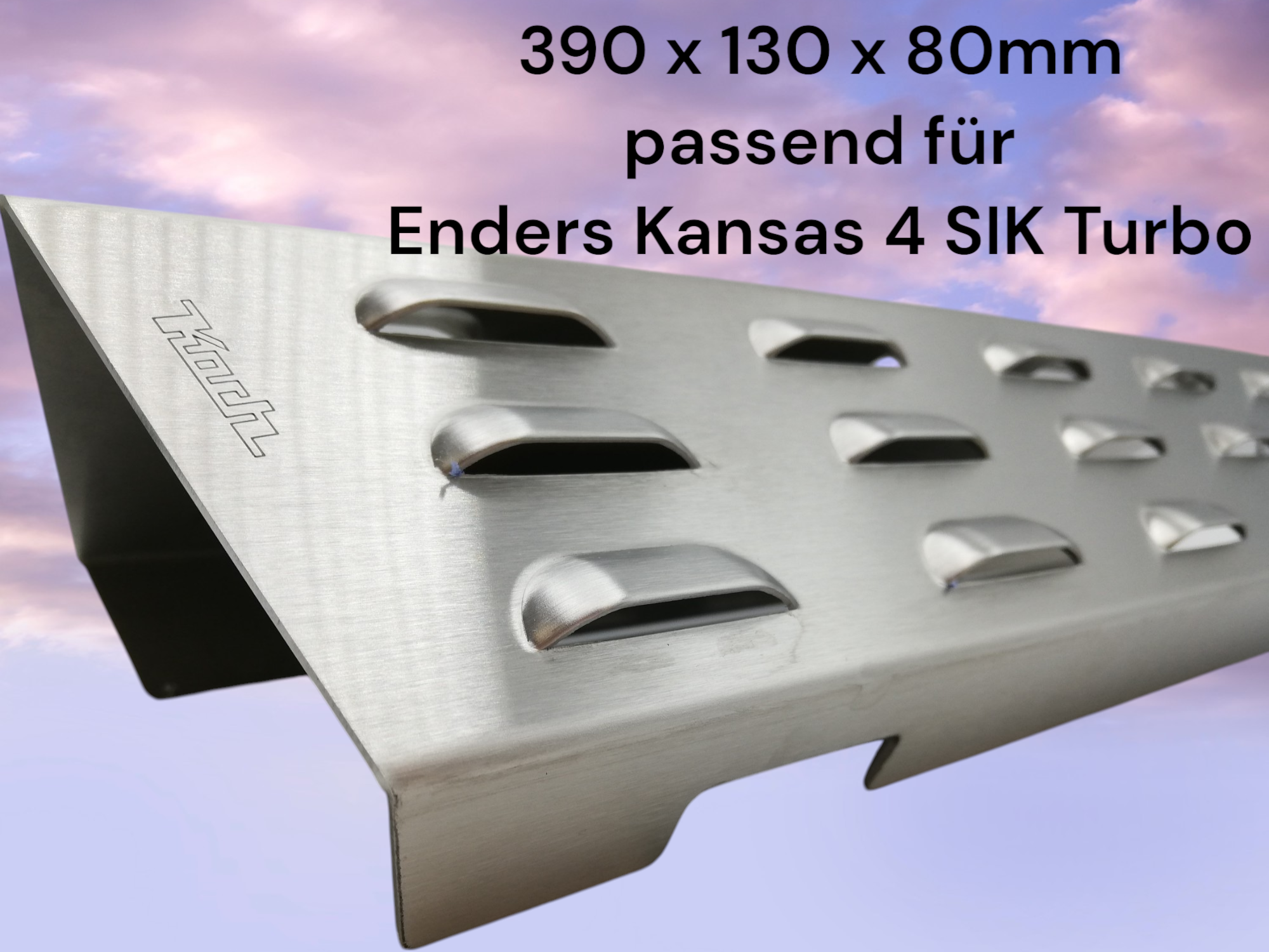 Flammenverteiler #111 - Turbozone 390 x 130 x 80mm (u.A. für Enders Kansas 4 SIK Turbo)