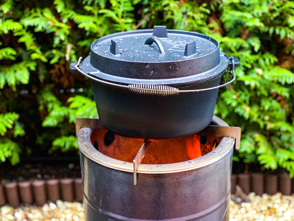 Dutch Oven Ständer #99 - Aufsatz z.B. für Feuerhand Feuertonne
