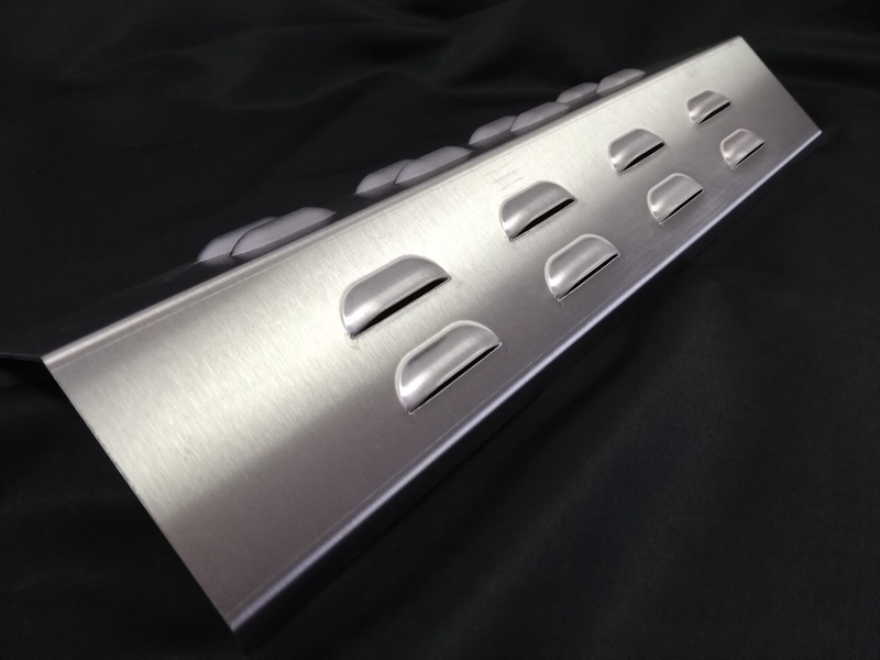Flammenverteiler #29 - 375 x 120 x 43mm (u.A. für Enders, Tepro Buffalo, Grillstar, Napoleon, Outdoorchef)
