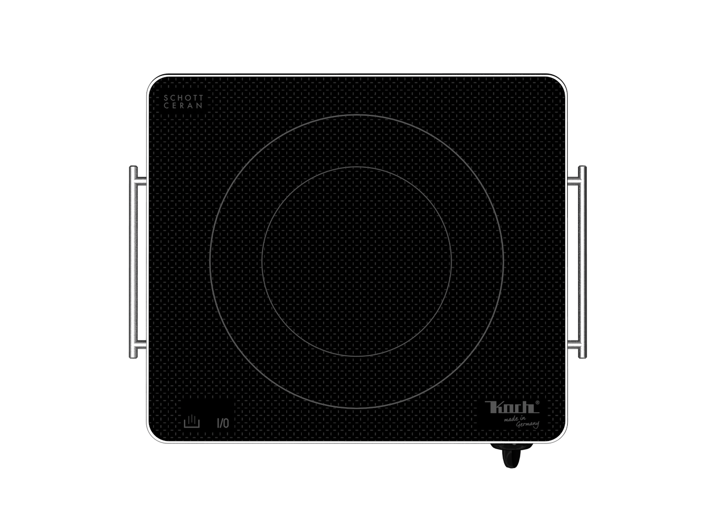 KOCH RGK 30 - Mobiles CERAN Kochfeld / 1 Platte 2-Kreis / 2100 Watt