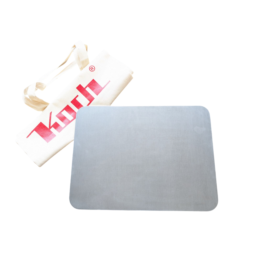 Backstahl #08 eckig 42,5 x 37,5cm SPECIAL EDITION 5mm mit Stofftasche