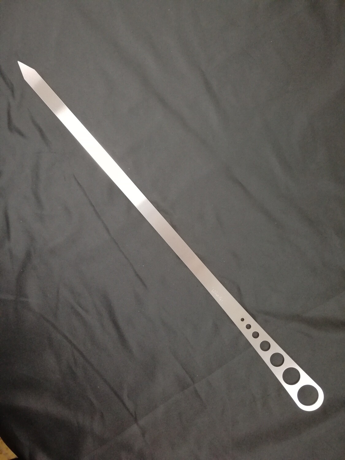 Edelstahl V2A Grillspieß #89 - XXL 64,5cm - Set 3 Stück