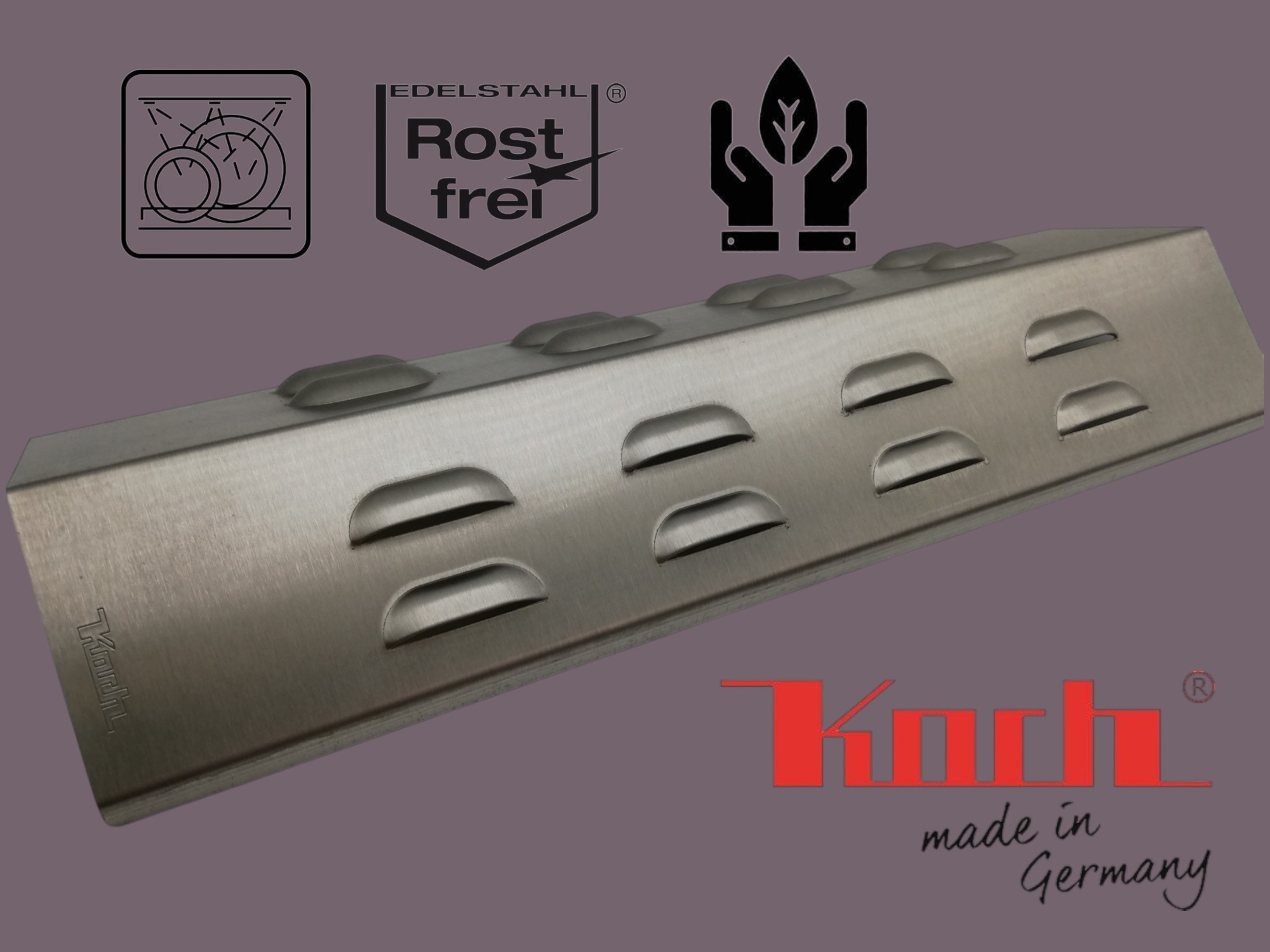Flammenverteiler #29 - 375 x 120 x 43mm (u.A. für Enders, Tepro Buffalo, Grillstar, Napoleon, Outdoorchef)