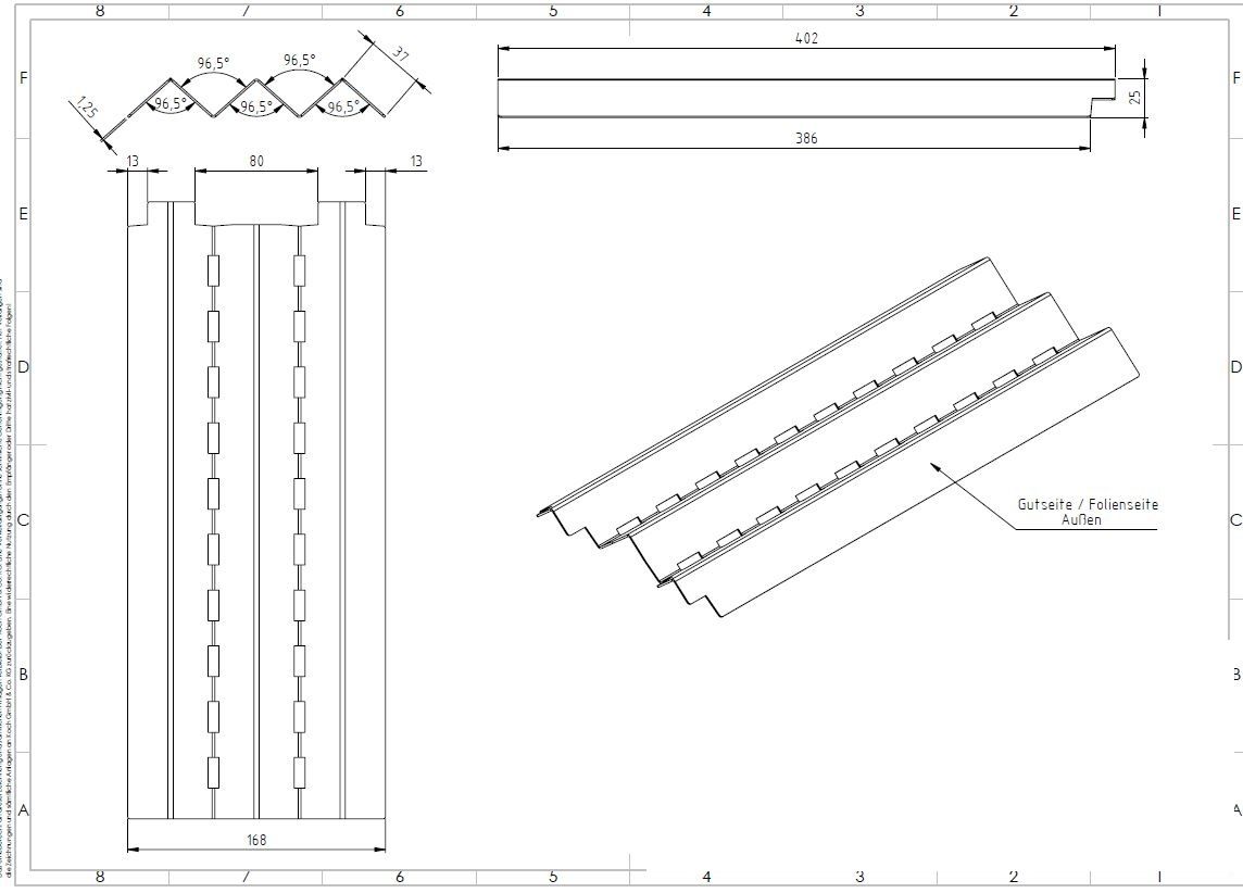 Flavour Bar #114 - W-Form 402 x 168 x 25mm (für Burnhard BIG EARL)