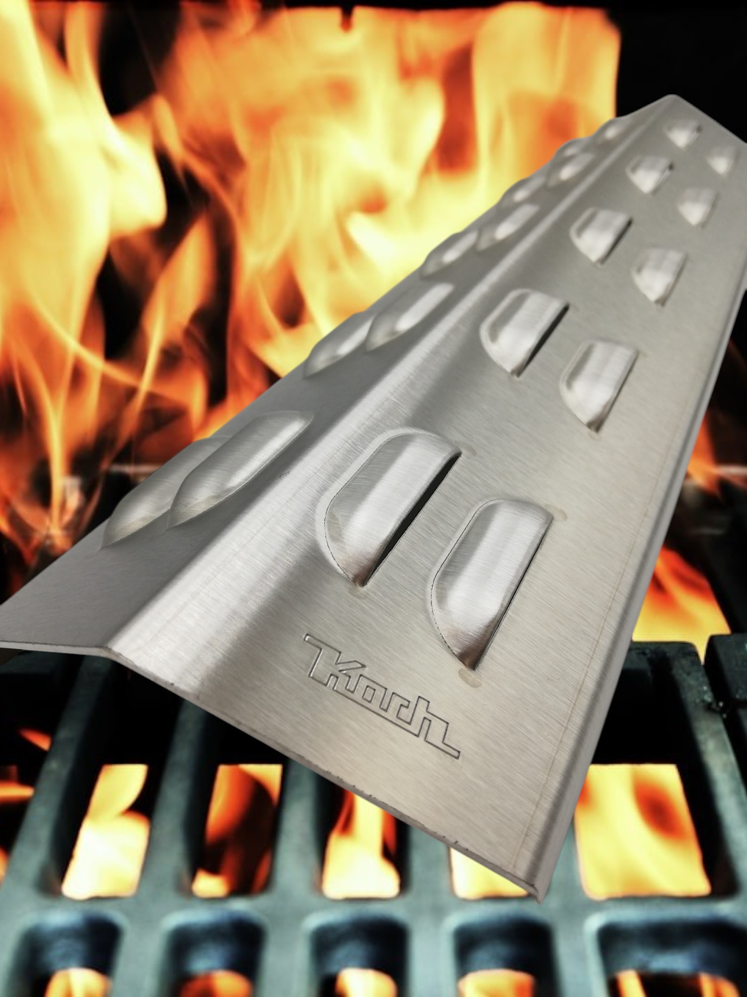 Flammenverteiler #72 - 382 x 106 x 40mm (u.A. für Enders Boston + Aldi)
