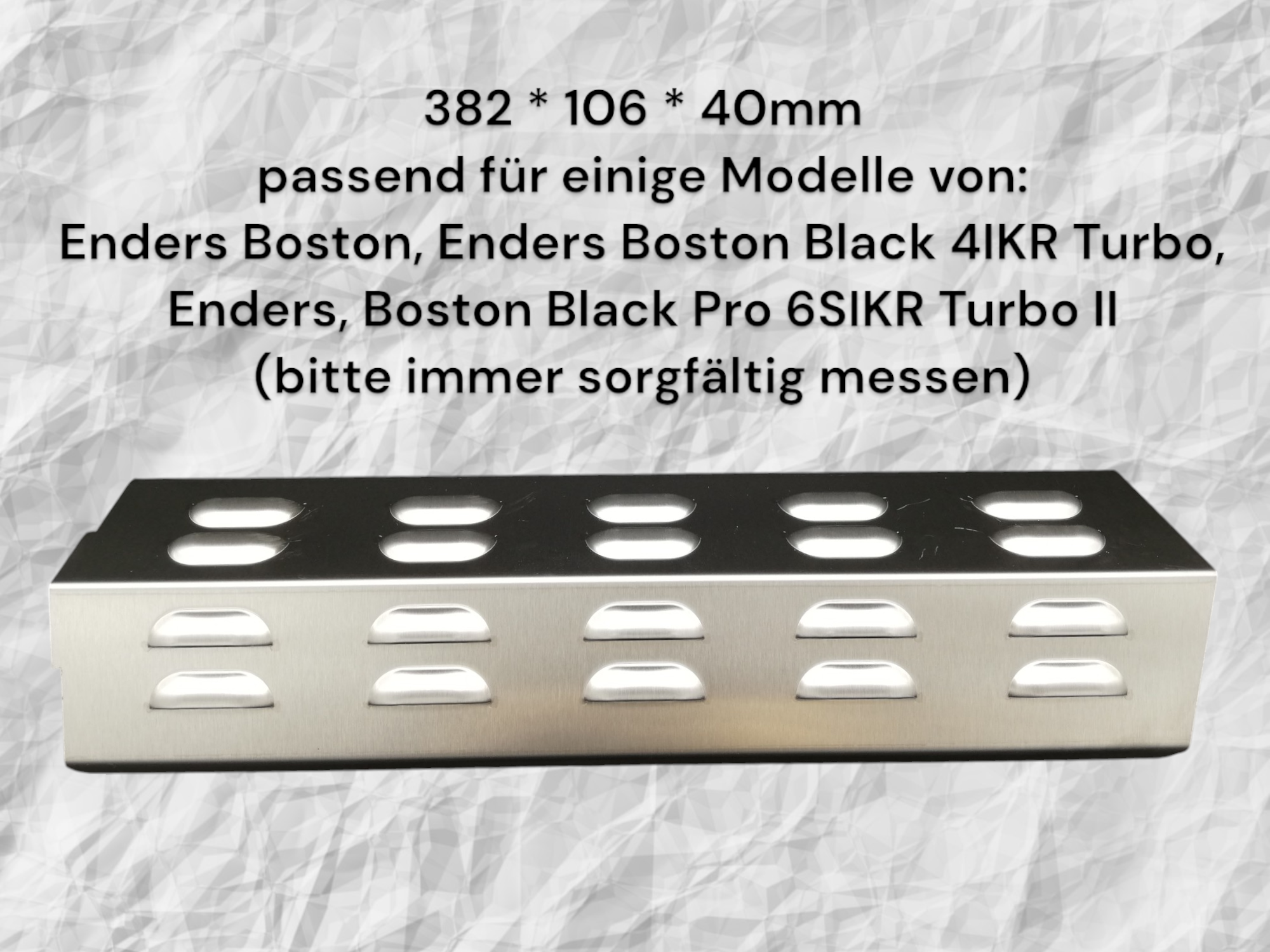 Flammenverteiler #72 - 382 x 106 x 40mm (u.A. für Enders Boston + Aldi)